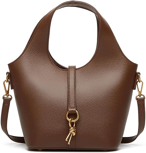 Borsa a secchiello da donna in pelle PU, borsa a tracolla alla moda, borsa a mano vintage, piccola borsa a mano